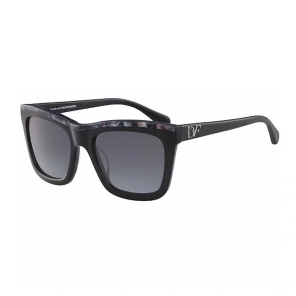 Women\'s Diane Von Furstenberg Tessa Sunglasses NWT Diane von Furstenberg Black Sunglasses for Women for sale | eBay main image 4